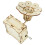 2Pcs Diy Wooden Musical Box Kit For Phonograph Craft 1