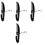 4Pcs Portable Foldable Comb Set For Men With Keychain Mirror 5