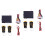 2 Sets Practical Anti Theft Device For Car 4