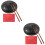 2 Sets Beginner Ethereal Drum Kit Metal Tongue Percussion Instrument 8
