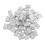 100 Pcs Aluminum Crimping Loop Sleeve Double Barrel For 3/16 Wire Rope 2