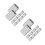 100 Pcs Aluminum Crimping Loop Sleeve Double Barrel For 3/16 Wire Rope 9