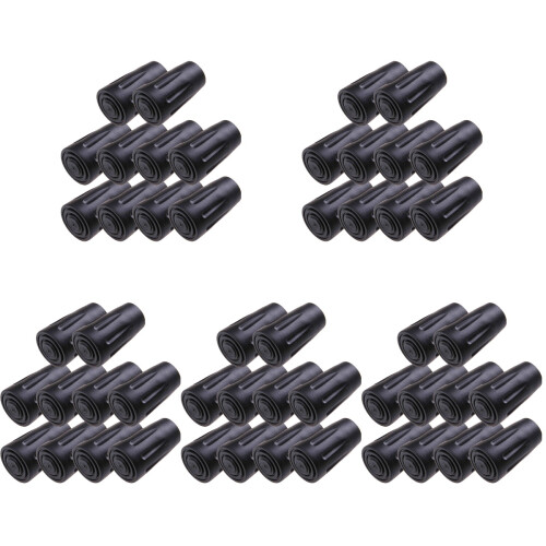 50 Pcs Rubber Tips For Trekking Poles And Crutches 1