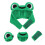 4Pcs Hamster Hat Frog-Shaped Party Decor For Small Pets 9