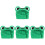 4Pcs Hamster Hat Frog-Shaped Party Decor For Small Pets 2