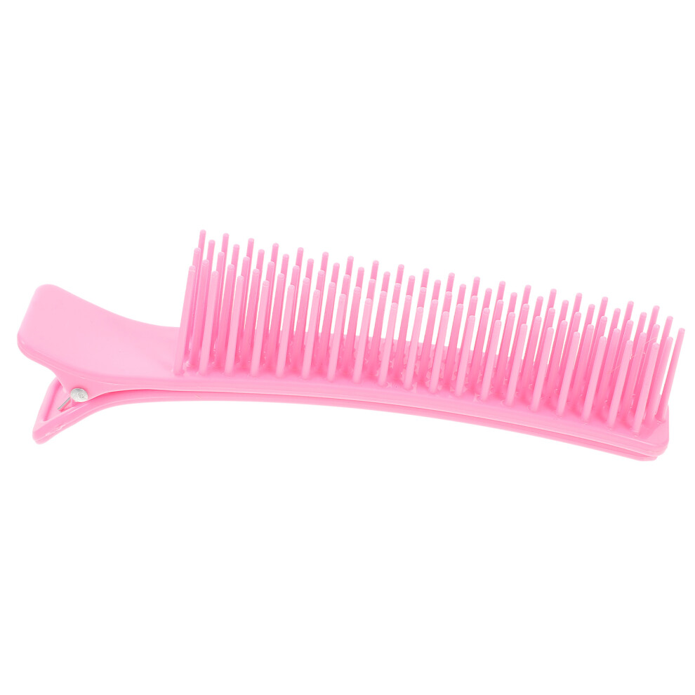 Villcase Unisex 5Pcs Hair Sectioning Clip And Parting Comb For Salon Cutting Coloring
