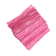 5000 Pcs Rosy Baking Kraft Paper Closure Ties Bendable Packing Ribbon