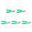 5Pcs Square Hole Punch For Notebook And Scrapbooking Paper 6