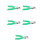 5Pcs Square Hole Punch For Notebook And Scrapbooking Paper 4
