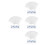 40 Pcs Cross Stitch Bookmarks Blank Embroidery Diy Ornaments 11