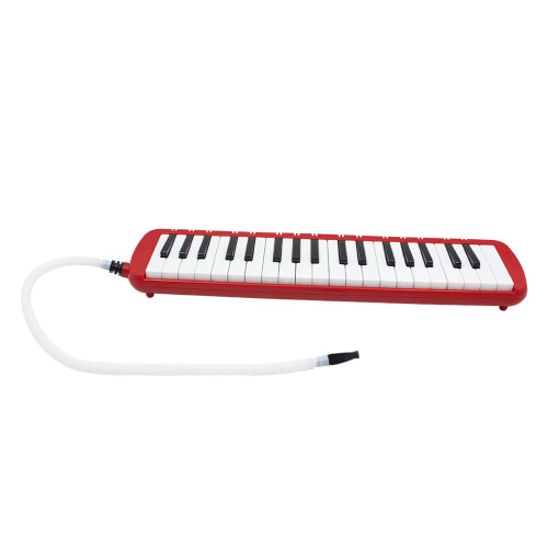 3Pcs 37 Piano Keys Melodica With Case For Beginners (Red)