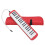 3Pcs 37 Piano Keys Melodica With Case For Beginners (Red) 3