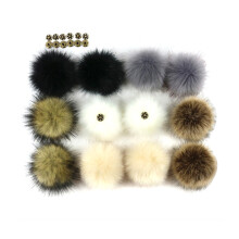 24 Pcs Large Fluffy Plush Hat Pendant Decoration For Women Kids