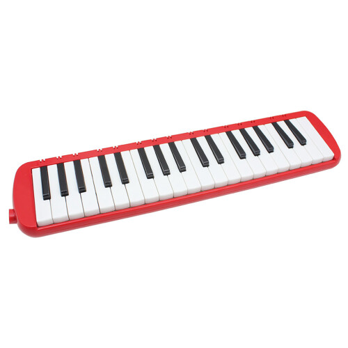 3Pcs 37 Piano Keys Melodica With Case For Beginners (Red) 1