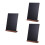 3Pcs Small Chalkboard Sign With Stand For Menu Message Display 7