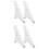 2 Pairs Clear Acrylic Wall Mounted Record Shelf For Cd Collection 7