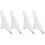 2 Pairs Clear Acrylic Wall Mounted Record Shelf For Cd Collection 4