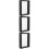 3Pcs Glass Display Frame With Wooden Frame Double Sided 10