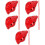 5Pcs Conch Shape 6-Hole Ceramic Ocarina Instrument Set 9