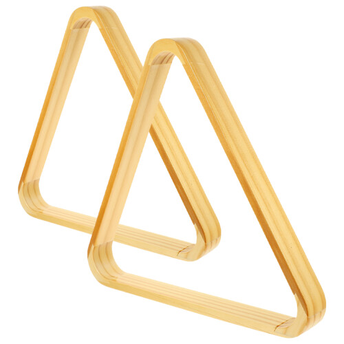 4 Pcs Solid Wood Triangle Billiard Pool Ball Racks For Pool Tables 1