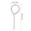 80 Pcs Fire Extinguisher Pull Pins Replacement Safety Maintenance Pins 2