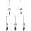 5Pcs Life Tree Crystal Dreamcatcher Pendant Hanging Decor 2
