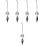 5Pcs Life Tree Crystal Dreamcatcher Pendant Hanging Decor 4