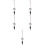 5Pcs Life Tree Crystal Dreamcatcher Pendant Hanging Decor 7