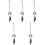 5Pcs Life Tree Crystal Dreamcatcher Pendant Hanging Decor 3