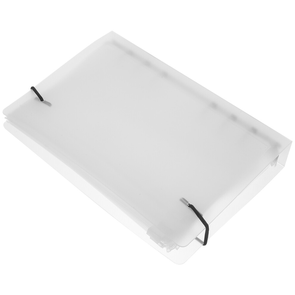 Vaguelly 5 Sets Self Sealing Reusable Pill Bags With Binder Shell Clear Pouches