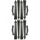 2 Sets Magnetic Decorative Garage Door Handles Black 5