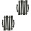 2 Sets Magnetic Decorative Garage Door Handles Black 3