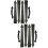 2 Sets Magnetic Decorative Garage Door Handles Black 7