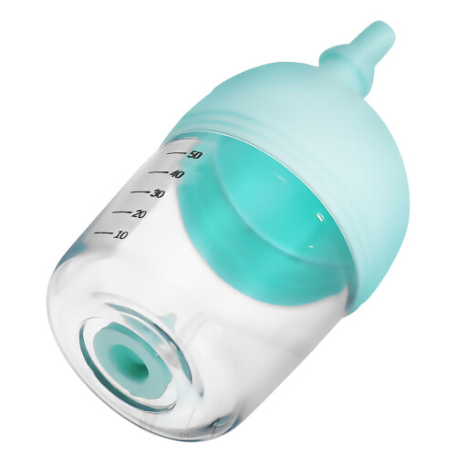 4Pcs Puppy Kitten Feeding Bottle 50 Ml Blue Design 2