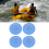 4PCS Blue PVC D Ring Patch, 10cm, Strong Stainless Steel Pad 1