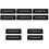 10 Pcs Reusable V Shaped Restaurant Table Reserved Sign Decor 5