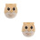 2Pcs Cartoon Owl Shape Toothpick Holder For Home Use 2