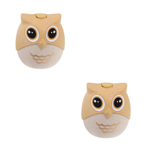 2Pcs Cartoon Owl Shape Toothpick Holder For Home Use 1