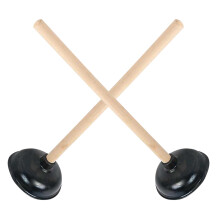 2Pcs Household Bathroom Plungers For Convenient Toilet Cleaning