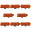 8 Pcs Guitar String Mute Dampener Strap Wrap Noise Control Tool 9