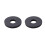 2Pcs Electric Guitar Black Strap Locks Silicone Non-Slip Rubber 1