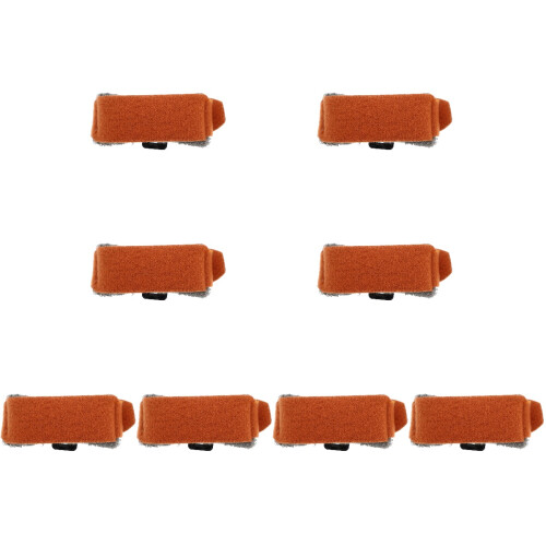 8 Pcs Guitar String Mute Dampener Strap Wrap Noise Control Tool 2