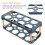 Egg Storage Box Egg Holder Kitchen Organizer Refrigerator Rack 9