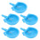 5Pcs Mink Automatic Drinking Container Water Bowl For Pets Blue 1