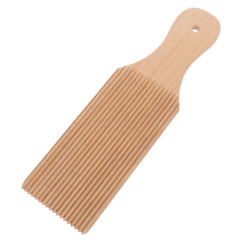 2Pcs Convenient Wooden Gnocchi Maker Pasta Accessory Light Brown