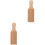 2Pcs Convenient Wooden Gnocchi Maker Pasta Accessory Light Brown 5