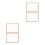 4 Pcs 2 In 1 Wooden Paper Making Screen Mold With Frame 7