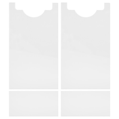 1 Set Clear Couch And Bed Stopper 5mm Thick Wall Spacer