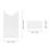 1 Set Clear Couch And Bed Stopper 5mm Thick Wall Spacer 2