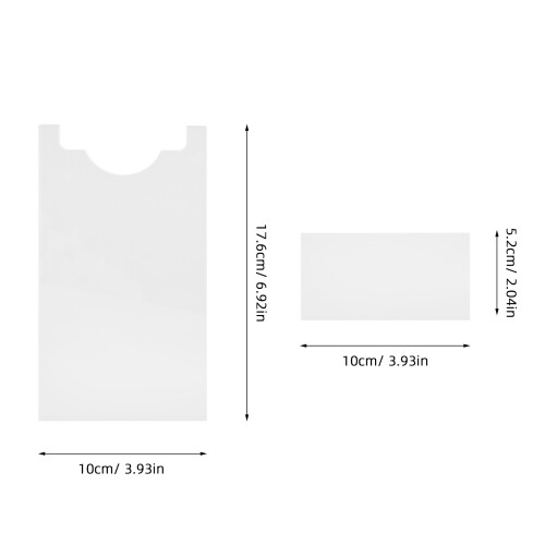 1 Set Clear Couch And Bed Stopper 5mm Thick Wall Spacer 1